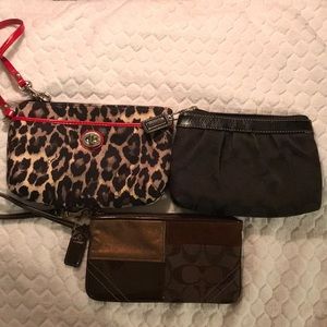 COACH wristlet bundle!